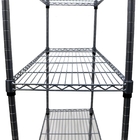 Durable 6 Tier Wire Storage Racks Movable In A Plant Growing Environment