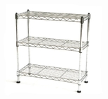 5" D X 12" W X 14" H Chrome Finish Commercial Wire Shelving 45kg Each Layer Shelf