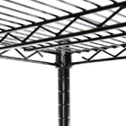 18" X 36" X 69"  Black Epoxy 4 Wire Grid Baskets And 1 Shelf Kit In Retail Shop For Goods Display