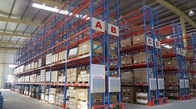 Multi Level Heavy Duty Storage Racks For Workshop Materials Blue Upright Frame