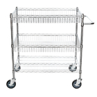 Chrome Plated Home Wire Shelving For Sundries 20mm Wire Gap