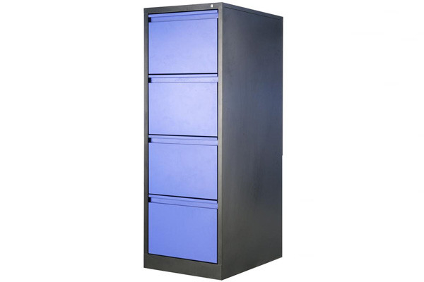 Modern Colorful 4 Drawers Lockable Metal Vertical File Cabinets