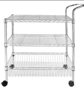 Chrome Wire Shelving Parts Shelf, Chrome Wire Shelving Replacement Parts