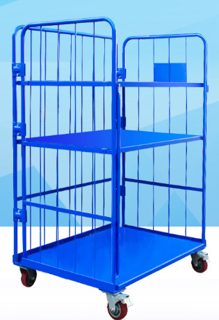 Corrosion Resistant Movable Wire Shelving With Casters For Logistics and Turnover Industries