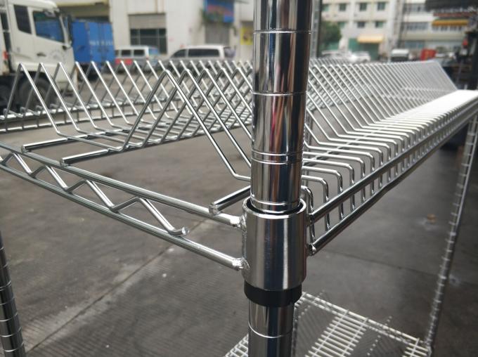 Conductive SMT Reel Shelving Trolley , Easy Movable Electronic