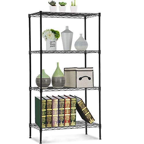 Small Silver Racking 5 Tier Silver Rolling Storage Rack 20mm Wire Gap / Kitchen Wire ...