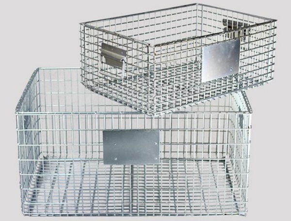 Customized Finish Industrial Collapsible Wire Container Stacking 5-7 High