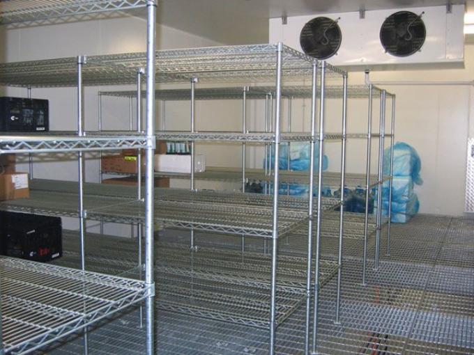 SS High Density Storage System Rust Resistant Overhead Rail PP Shelf