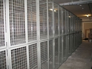 Military , Gym Heavy Duty Storage Locker , Steel Ventilated Wire Mesh Partitions