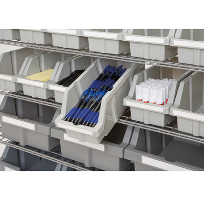 Dust Proof 7 Tier NSF Approved Industrial Wire Shelving With Storage Bin