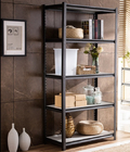 Industrial Style Boltness Portable Metal Shelving 60" Height For Household