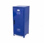 Blue Mini Heavy Duty Metal Locker Kids Storage Cabinets With Locks & Key