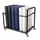 Yoga Mat Fom Rolling Wire Shelving Units , Commercial Storage Racks With Wheels