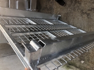 Hot Dipped Galvanization Coating Pallet Collapsible Wire Container With Caster Wheels