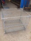 SS304 Hygiene Food Industry Stackable Storage Baskets Easily Moving