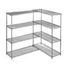 Heavy Duty Chrome Steel Industrial Wire Shelving 4 - Layers For Medicine Storage