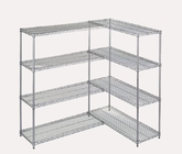 Large Capacity Chrome Plated Commercial Wire Shelving Unit Add On Kit In Food Store