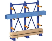Metal Q235 Cantilever Lumber Storage Racks in Red / Blue Color