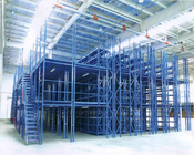 Cold Steel / Wood Plate Mezzanine Construction Adjustable Tier