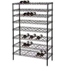 Common Commercial Wire Shelving , 8 Tier Freestanding Organizer Holder And Water Bottle Storage Metal Wire Wine Rack