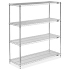 Heavy Duty Galvanized Storage Rack / Adjustable Metal Shelving Units For Food Processing
