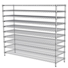 Multiple Layers Steel Storage Shelves Food Processing Environment Organizer