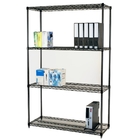 Carbon Steel Adjustable Wire Shelving Unit 4 Layers  In Work Place