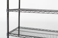 Office Supplies Metal Storage Shelves Heavy Duty Adjustable 4 Tier Wire Rack