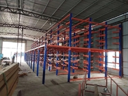 Steel Q235 Cantilever Mix Mezzanine Industrial Warehouse Racks For PVC Carpet