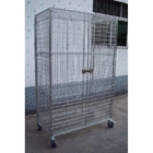 Factory Spare Parts Logistics SS Wire Security Storage Truck 500kg Capacity