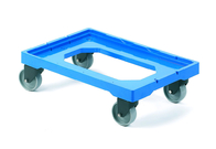 Multi - Function Delivery Logistics Transfer Cart / Plastic Dolly Trolley