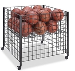 Adjustable Supermarket Display Wire Dump Bins With 4 Adjustable Drawers & Wheels For Easier Mobility