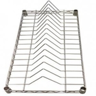 4 Layers Carbon Steel Industrial Wire Shelving Chrome Surface Finish Standard Size