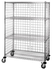 4 - Tier Wire Shelving Unit / Durable Organizer Metal Storage Rack