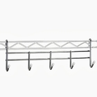 Kitchen Organiser Wooden Top Metal Chrome Basket Shelf Wire Trolley Cart