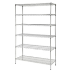 6-Tier New Chrome Plated Wire Rack Kitchen Storage Steel Shelving Unit 36"W X 18"D