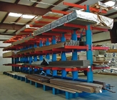 6500 mm Height Heavy Duty Storage Racks  / Cantilever Steel Racking For Timber