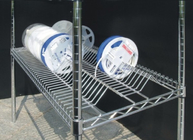 SMT Reel Storage Commercial Wire Shelving With ESD Wheels / Wire Shelving Cart