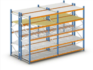 Long Span Steel Light Duty Shelving For textile,leather storage