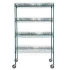 4 Levels Freestanding Drying Rack For Dining Essentials Store Sheet Pans  , Trays Drying Wire Shelving For Kitchen