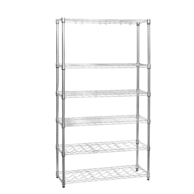 NSF Solid 400lbs 6 Tier Commercial Wire Shelving Corrosion Protection