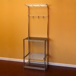 Kitchen Kit 18"D X 24"W X 72"H Mobile Wire Shelving Systems For Pantry