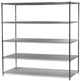 Free Add On Shelves Boltless Industrial Wire Shelving Height Adjustable