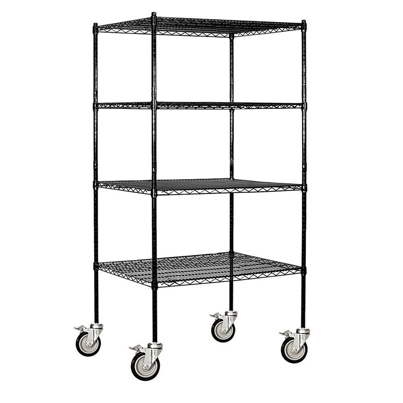 Metal Or SS Material Industrial Wire Shelving For Food Storage / Retail