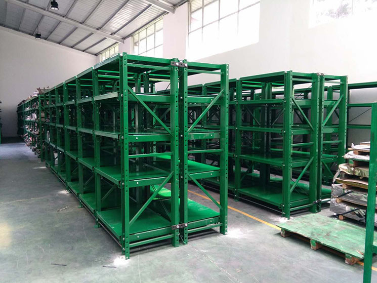 Movable Steel Heavy Duty Industrial Shelving / Die Mold Multi Layer