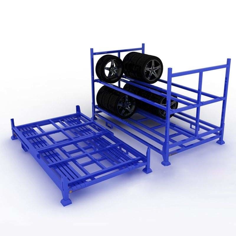 Multi - Functional Powder Coated Surface Metal Pallet Shelving For Tyre Stacking