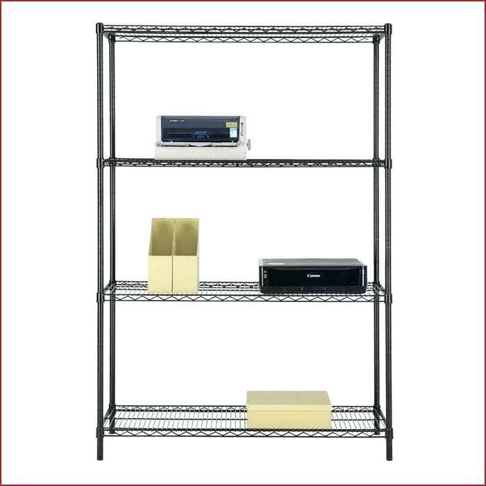 Multipurpose Home Organized Display Rack 4 Tier Wire Shelving 14"D X 36"W