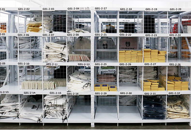 Four Tier Q235 Steel Pallet Shelving With Wire Decking For Garment