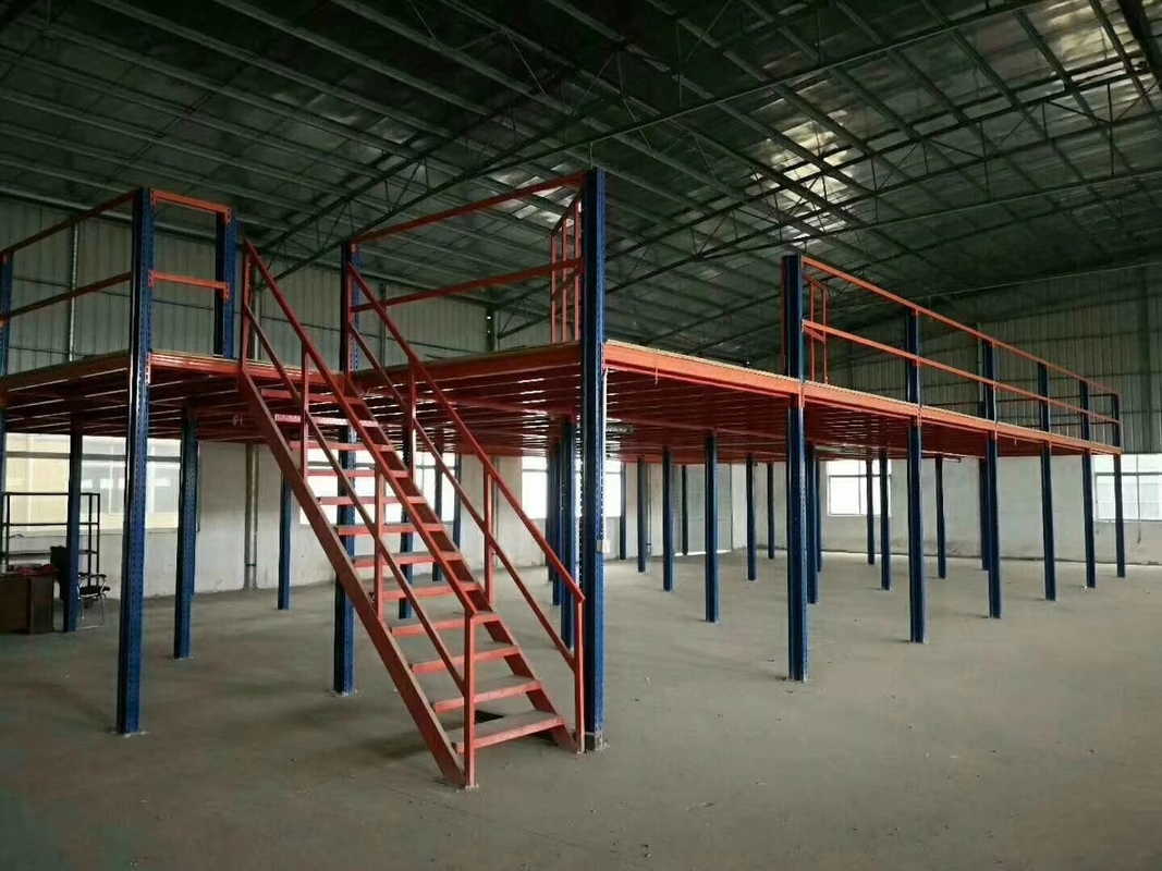 OEM Heavy Duty Mezzanine Floor For Garment Fabric Storage Loading Capacity 1000 KG
