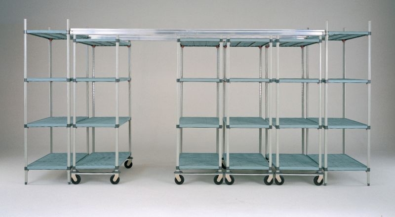 Durable Slide PP Rack High Density Storage System For Cold Room